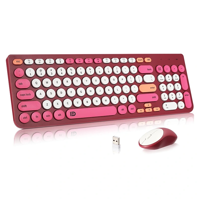 Was sind die Funktionen der Combo für drahtlose Tastatur und Maus?