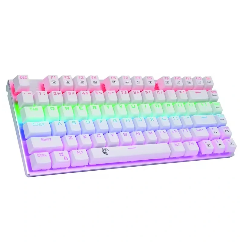 81-Tasten-Regenbogen-Mechanische Gaming-Tastatur