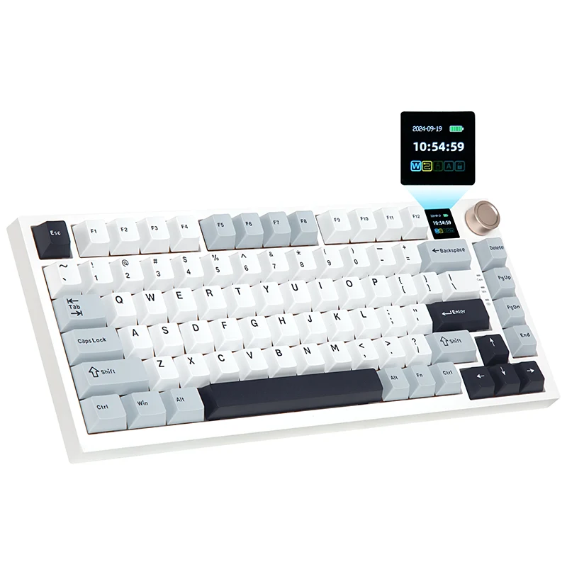 82 Tasten creme Dichtungsmontagetastatur