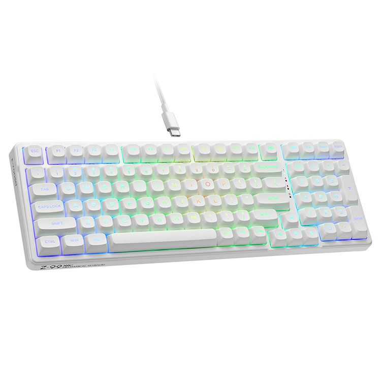 Kabelgebundene, individuelle Gaming-Tastatur mit 99 Tasten
