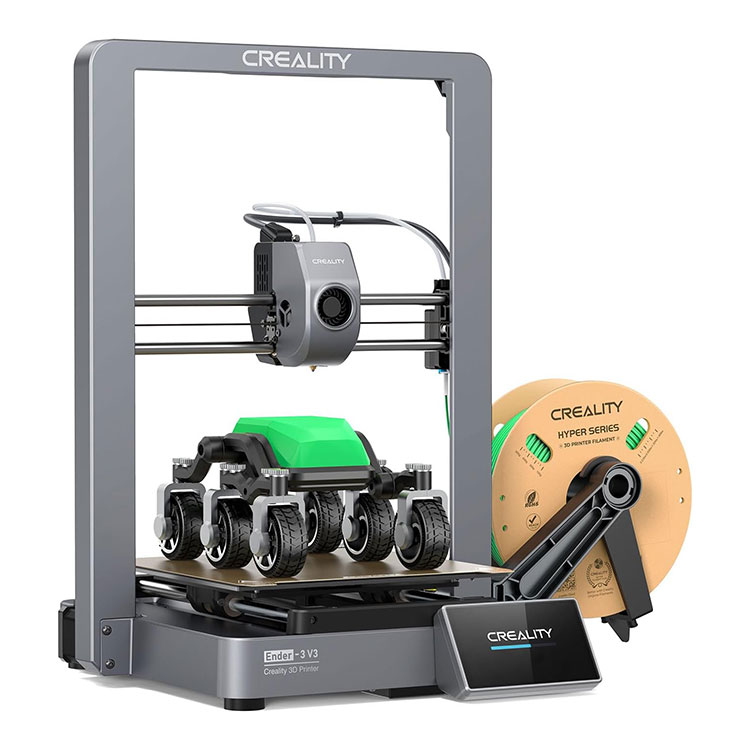 Creality Ender 3 V3 Super 3D-Drucker 600 mm Intelligenter Selbsttest